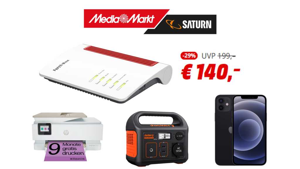 Image: Fritzbox zum Hammerpreis und weitere Top-Deals bei Media Markt und Saturn