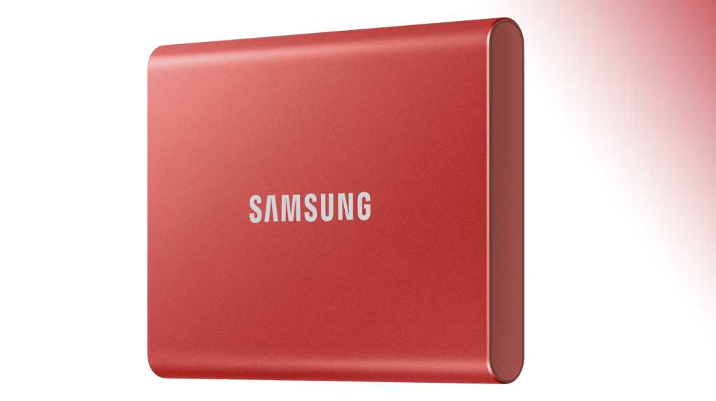 Image: Jetzt gÃ¼nstig wie nie: Portable SSD Samsung T7 mit 2 TB und USB 3.2 zum Top-Preis