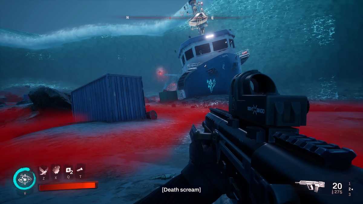 Redfall gehört zu den merkwürdigsten Spielen, die wir je getestet haben: Es gibt diese spannende Welt, die von Wasser umgeben ist – aber keine Cutscenes oder Charaktere, die die Geschichte erzählen. Das sollen irgendwelche Briefe leisten.