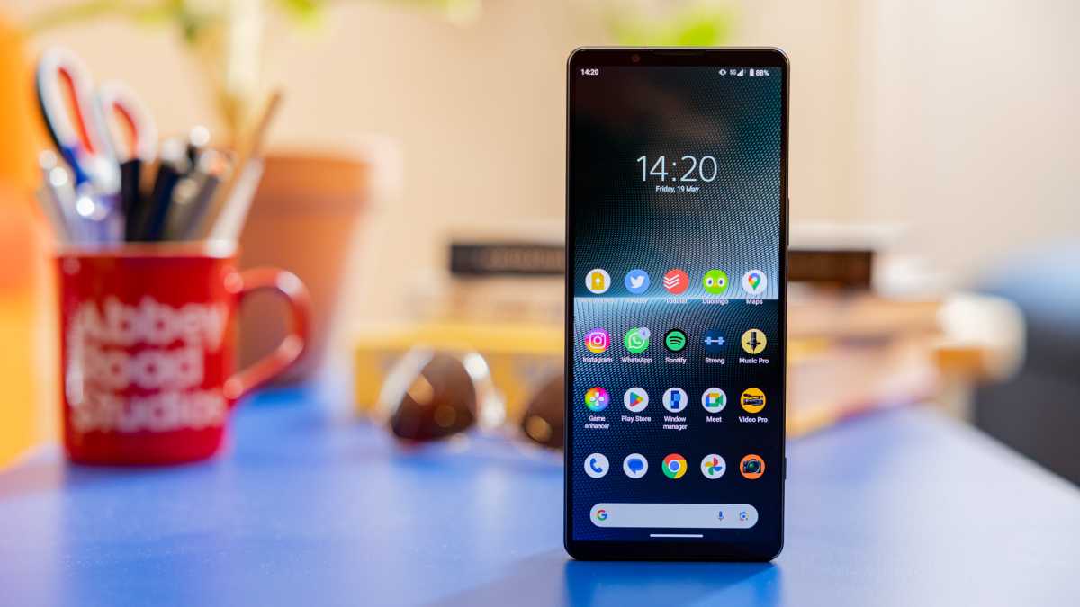 Parte frontal del Sony Xperia 1 V