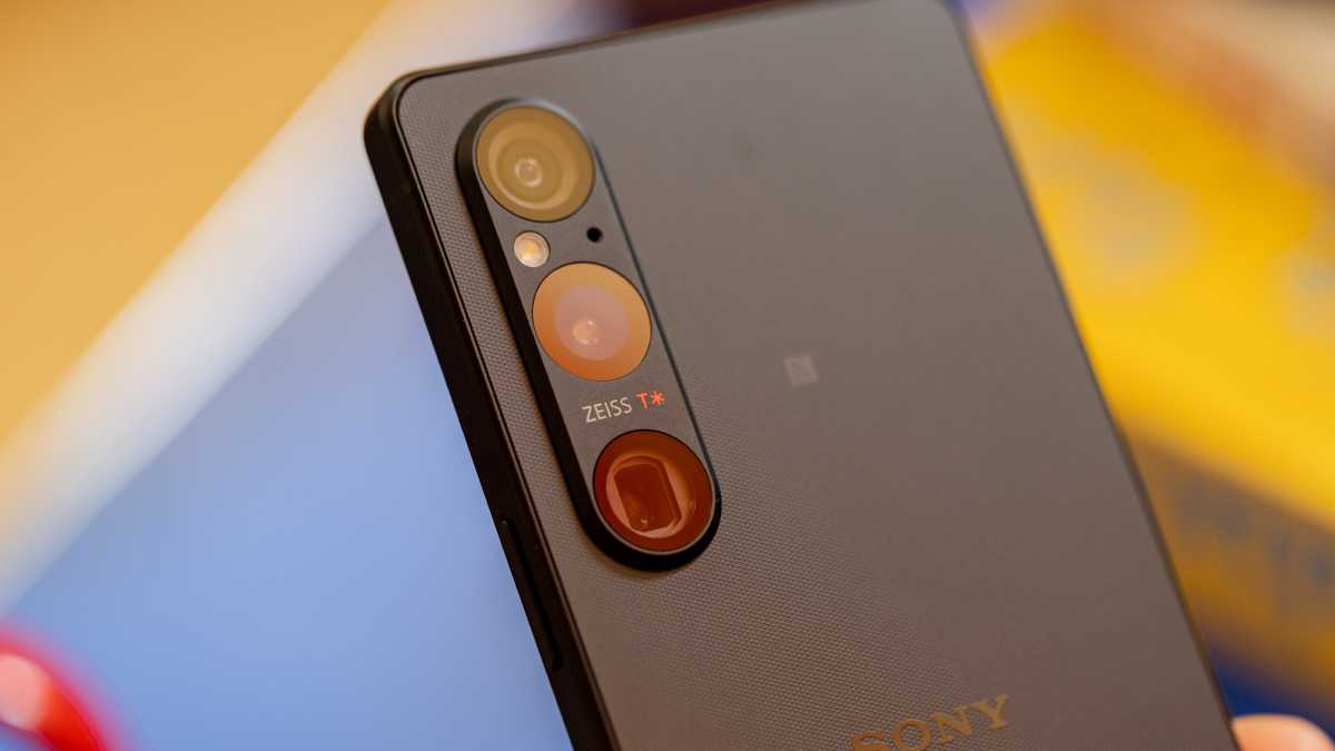 Sony Xperia 1 V close up of camera