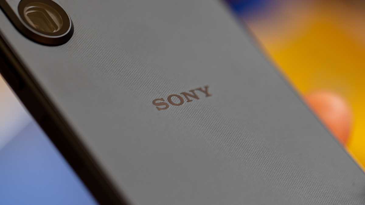 Sony Xperia 1 V back textured