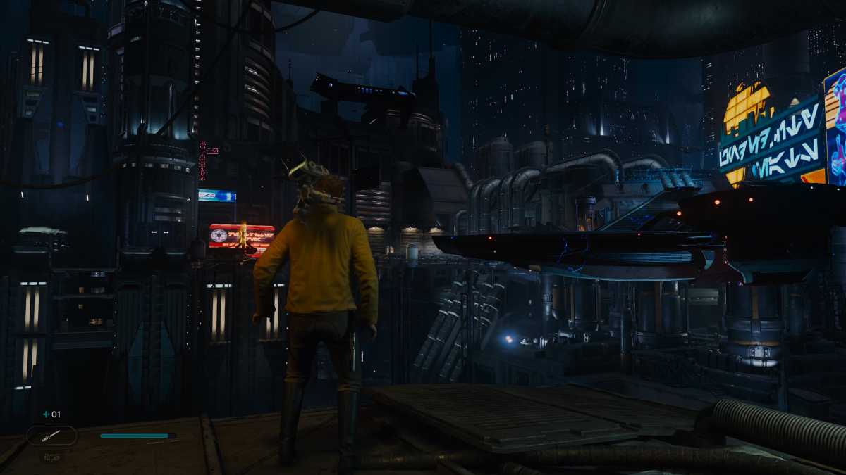 Als wir so Coruscant erkunden, müssen wir ständig denken: Warum wurde eigentlich Star Wars 1313 eingestellt? Was für ein starkes Szenario!