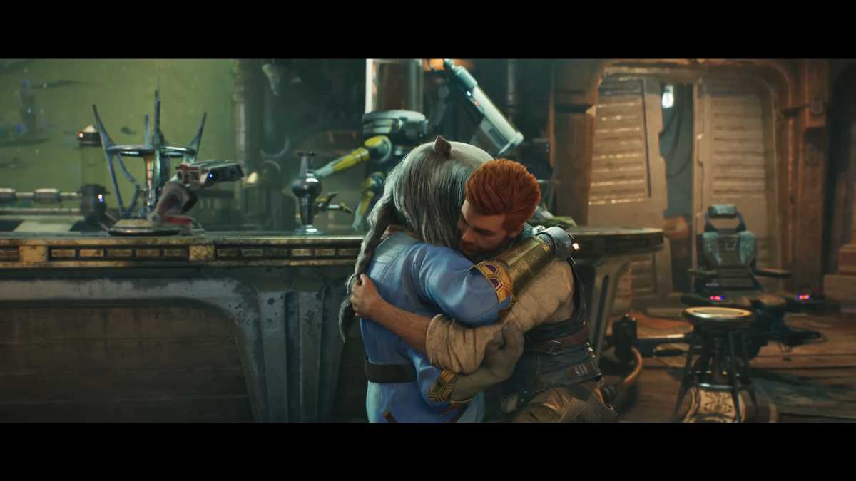 Familie ist eigentlich das große Oberthema von Star Wars: Jedi Survivor. Man ist sich nicht immer grün, aber rauft sich zusammen und die ganze Crew von Fallen Order bekommt deutlich mehr Screentime, besonders Merrin.