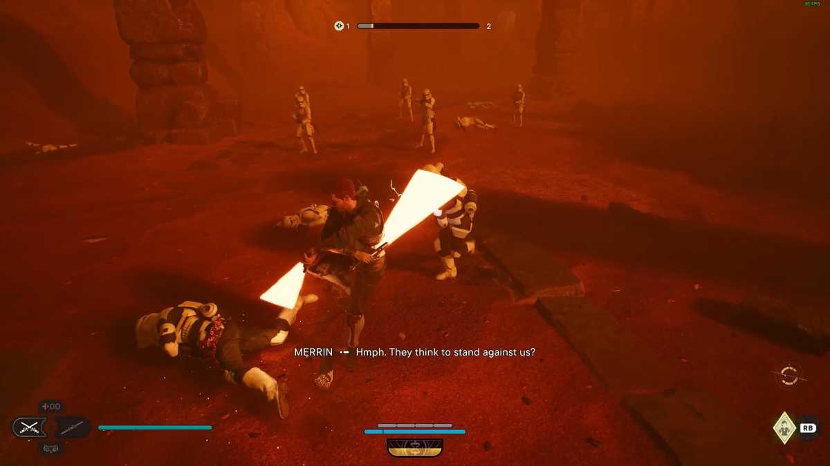 Ob der hohen Spielzeit könnte es gerne noch mehr Planeten geben, aber Respawn bemüht sich sehr, jedem seine ganz eigene Atmosphäre zu verpassen – etwa mit Sandstürmen auf Jedha.
