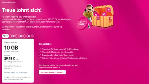 Image: Deutsche Telekom: Bis zu 500 Euro Treuebonus fÃ¼r Festnetz-Kunden