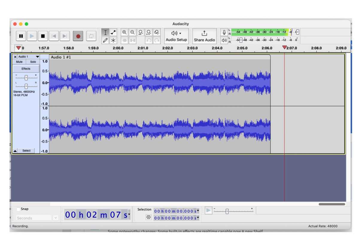 Using Audacity with Record Box E