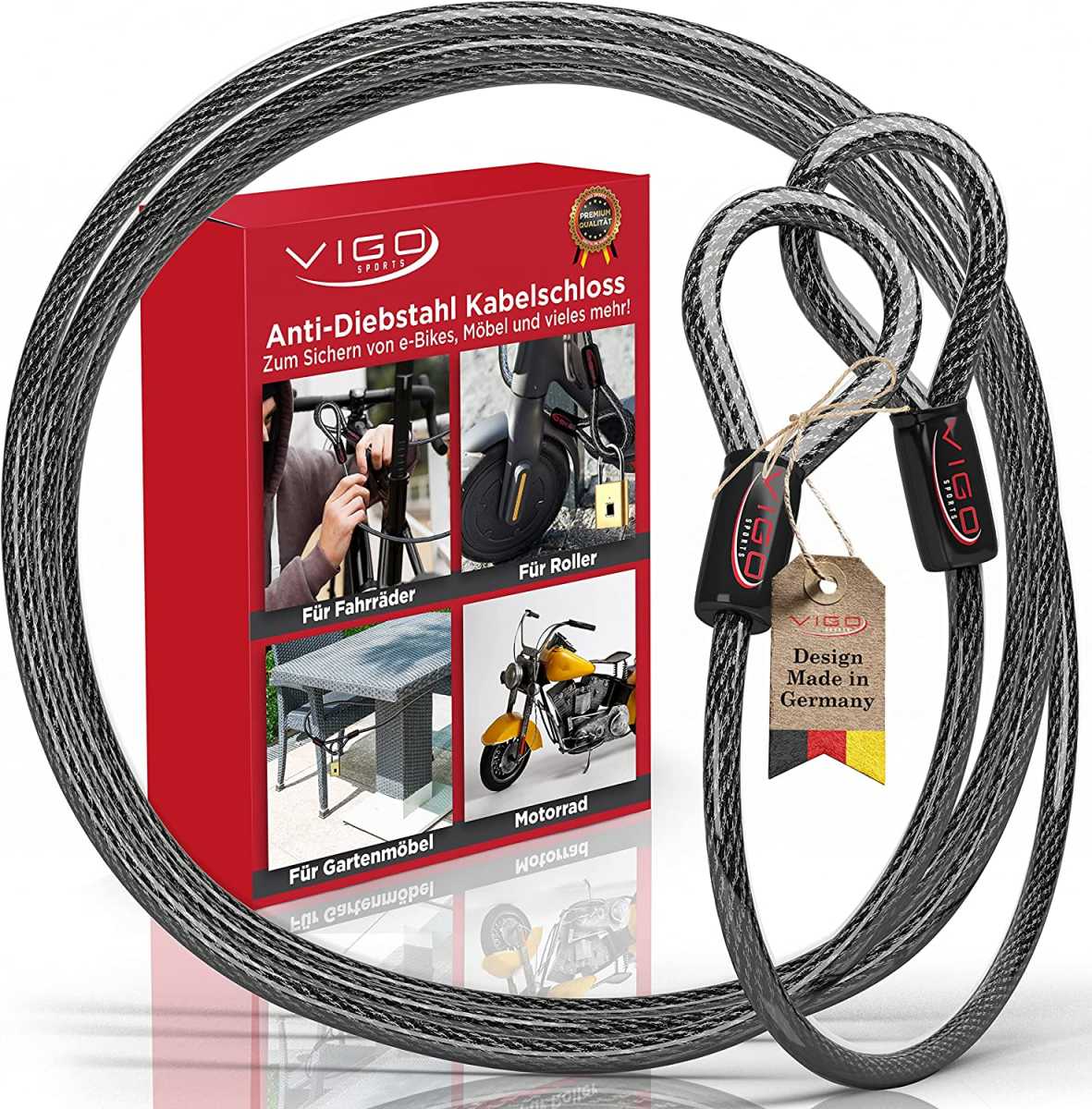 Vigo Sports Panzer Stahlseil