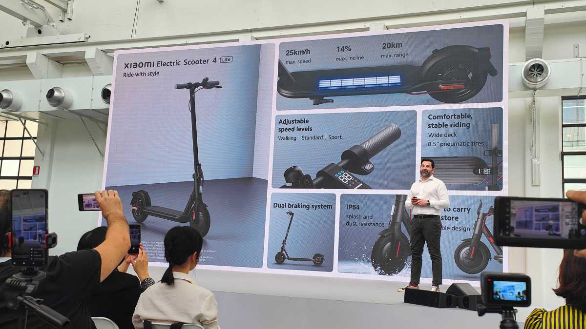 Mit dem Scooter 4 Lite und Pro gibt es auch Modelle auf 8,5-Zoll-Reifen, die weniger wiegen und günstiger sind als Alternative. Denen fehlt allerdings die Offroad-Doppelfederung.