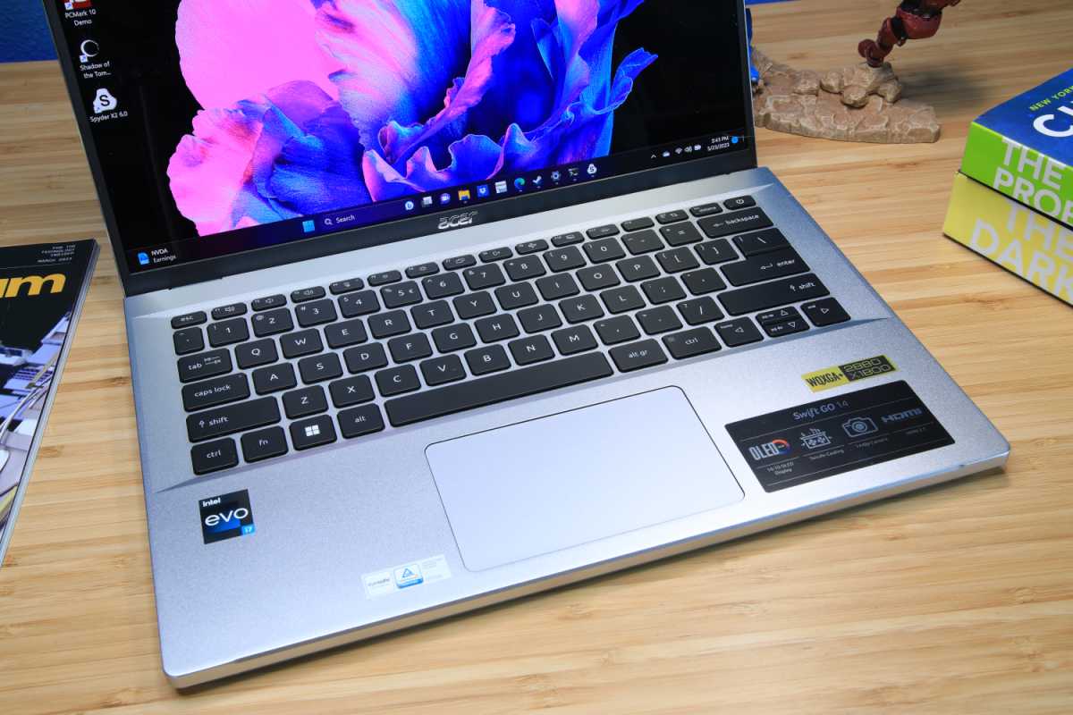 Acer Swift Go keyboard