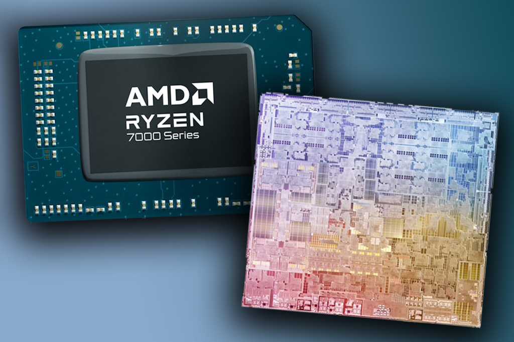 Image: AMD behauptet, Ryzen7840U schlÃ¤gt den M2 schlÃ¤gt - lÃ¤sst aber wichtige Daten aus