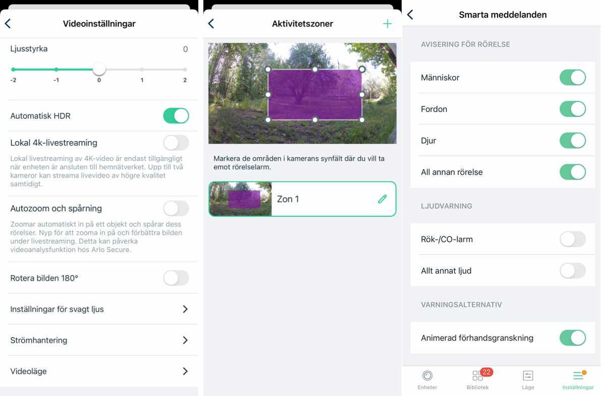 Arlo app