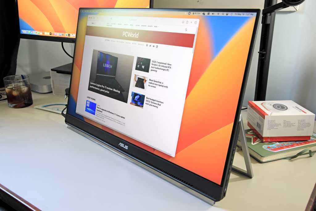 Image: Asus ZenScreen MB249C im Test: Vielseitiger tragbarer Monitor mit 24 Zoll