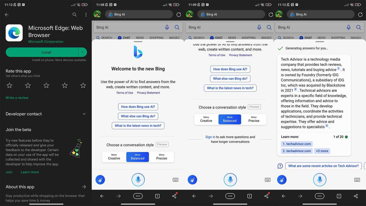 How To Use Bing Chat on Windows, Mac, Android or iOS - Tech Advisor