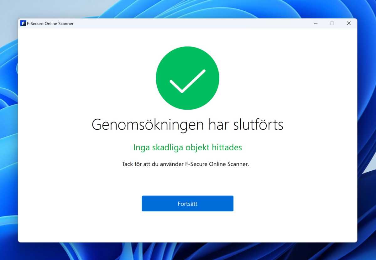 F-Secure Online Scanner
