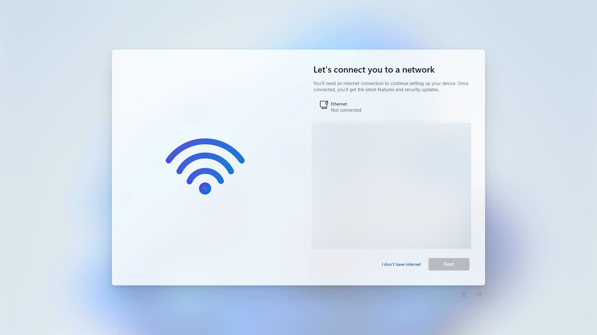 windows 11 let's connect you to a network