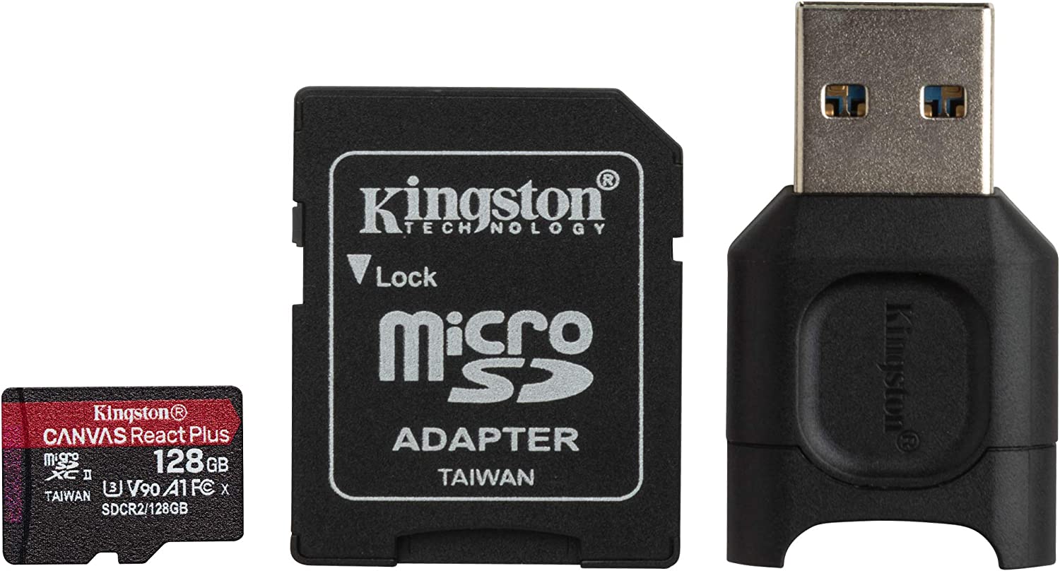Kingston Canvas React Plus UHS-II microSDXC 128GB