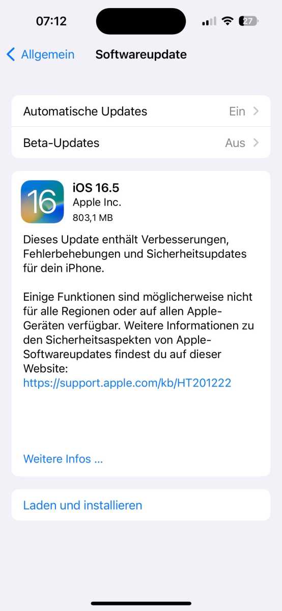 iOS 16.5