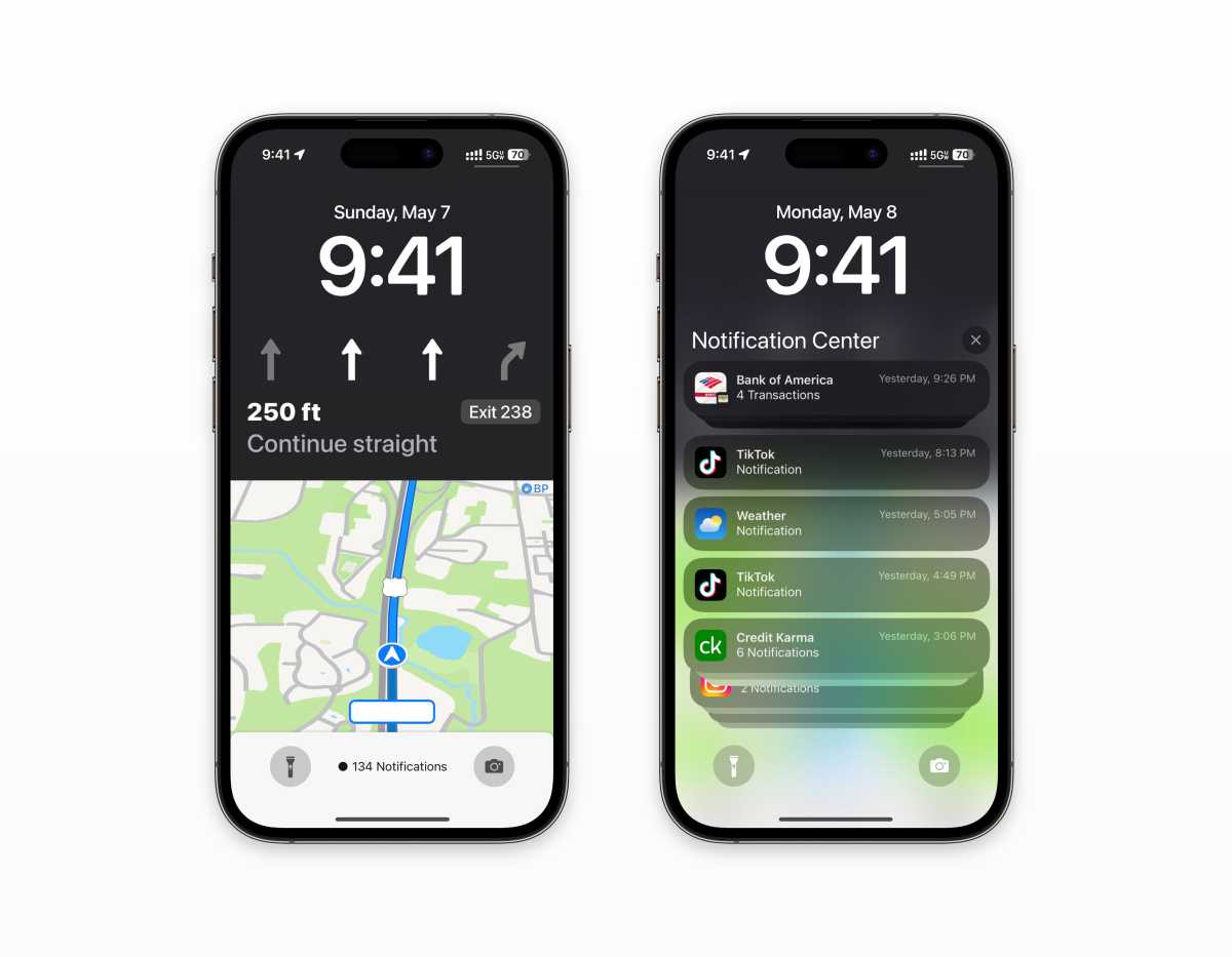 iOS 17 Maps lock screen rumored