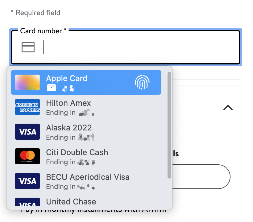 Cómo pagar con tarjeta de crédito o débito desde tu Mac (y cuándo no puedes)