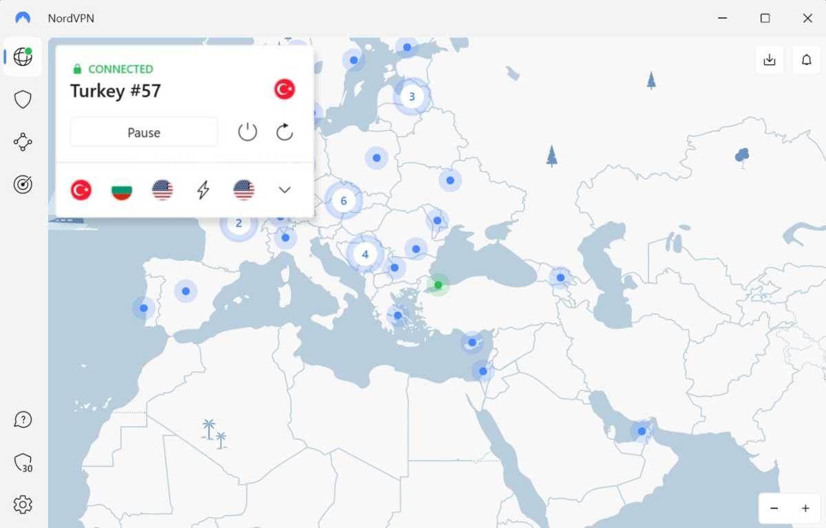 NordVPN Turkey server