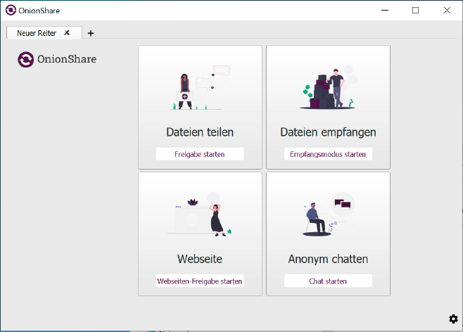 Onionshare: Sicheres Filesharing funktioniert hier über das Tor-Netzwerk und eine Verschlüsselung