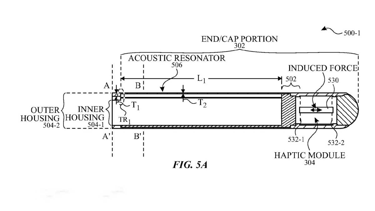 Pencil acoustic resonator