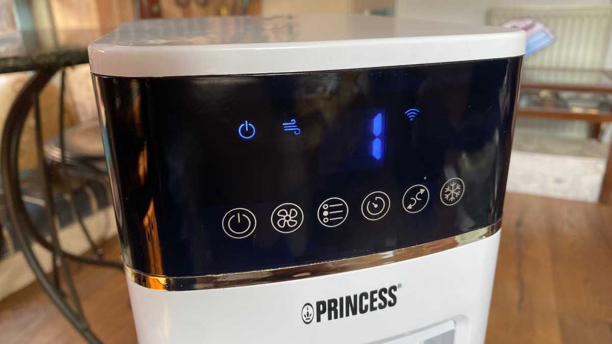 Princess Air Cooler control panel