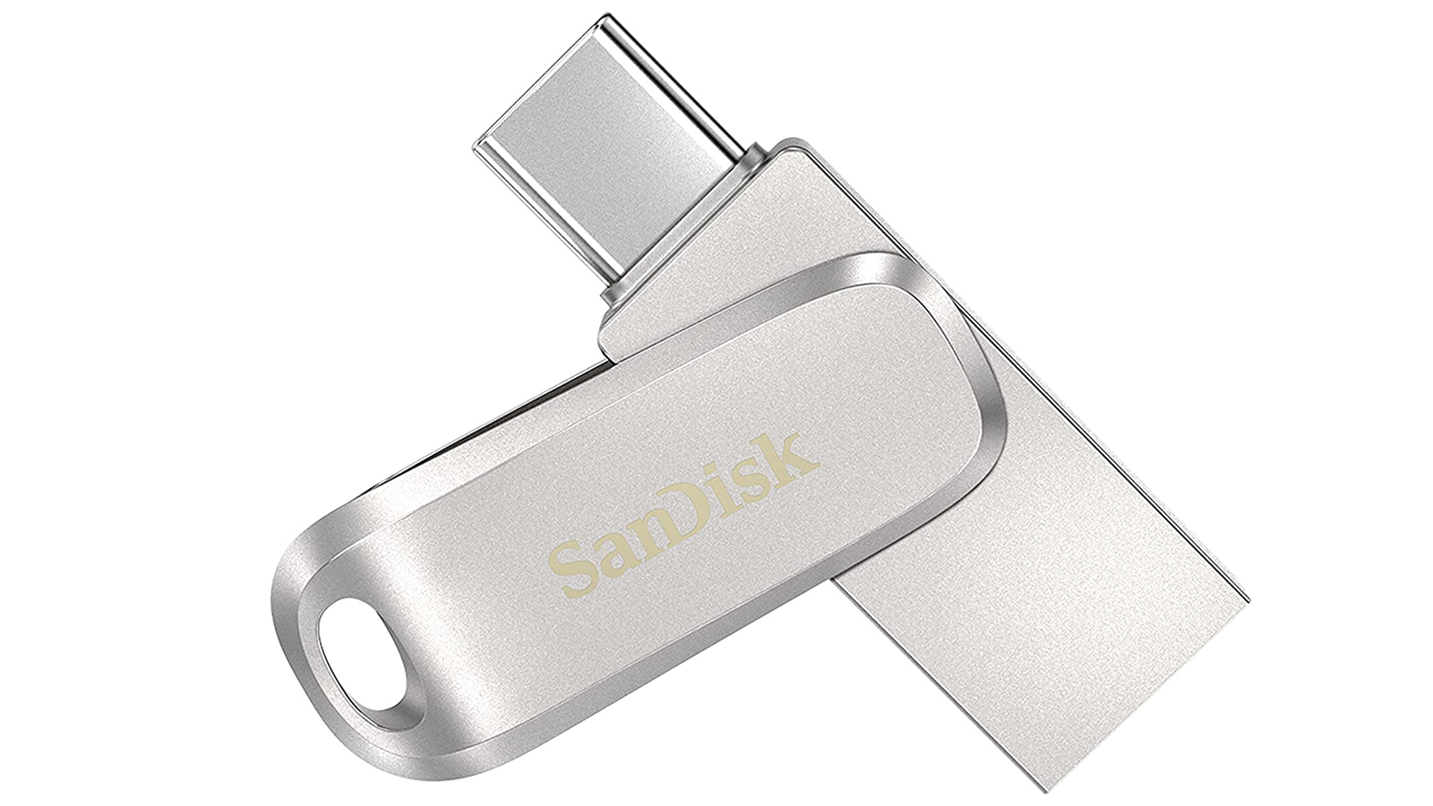 Sandisk Ultra Dual Drive Luxe 128 GB silber USB-C 3.1