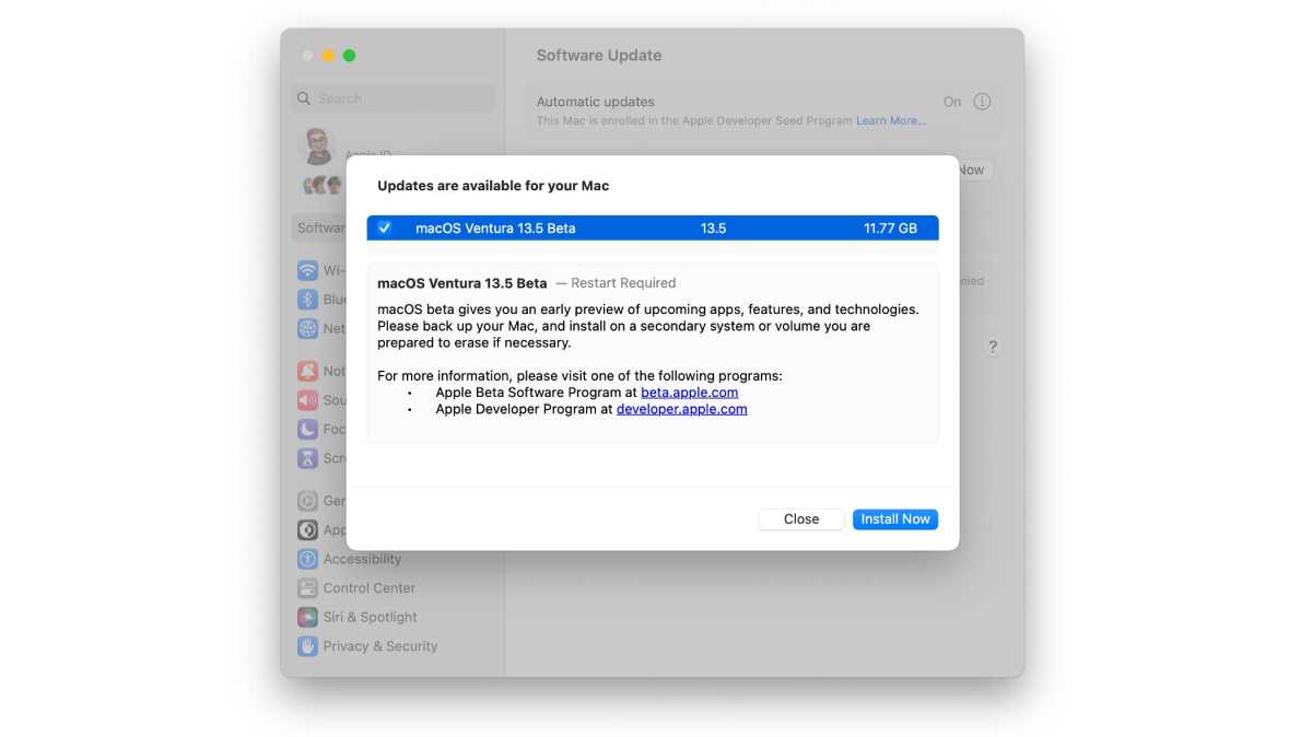 Apple memulai pengujian macOS Ventura 13.5 beta saat macOS 14 semakin dekat