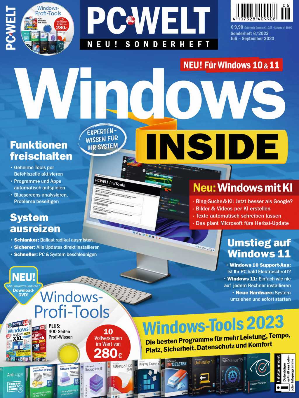 Image: PC-WELT Sonderheft 6/2023 jetzt am Kiosk: Windows Inside