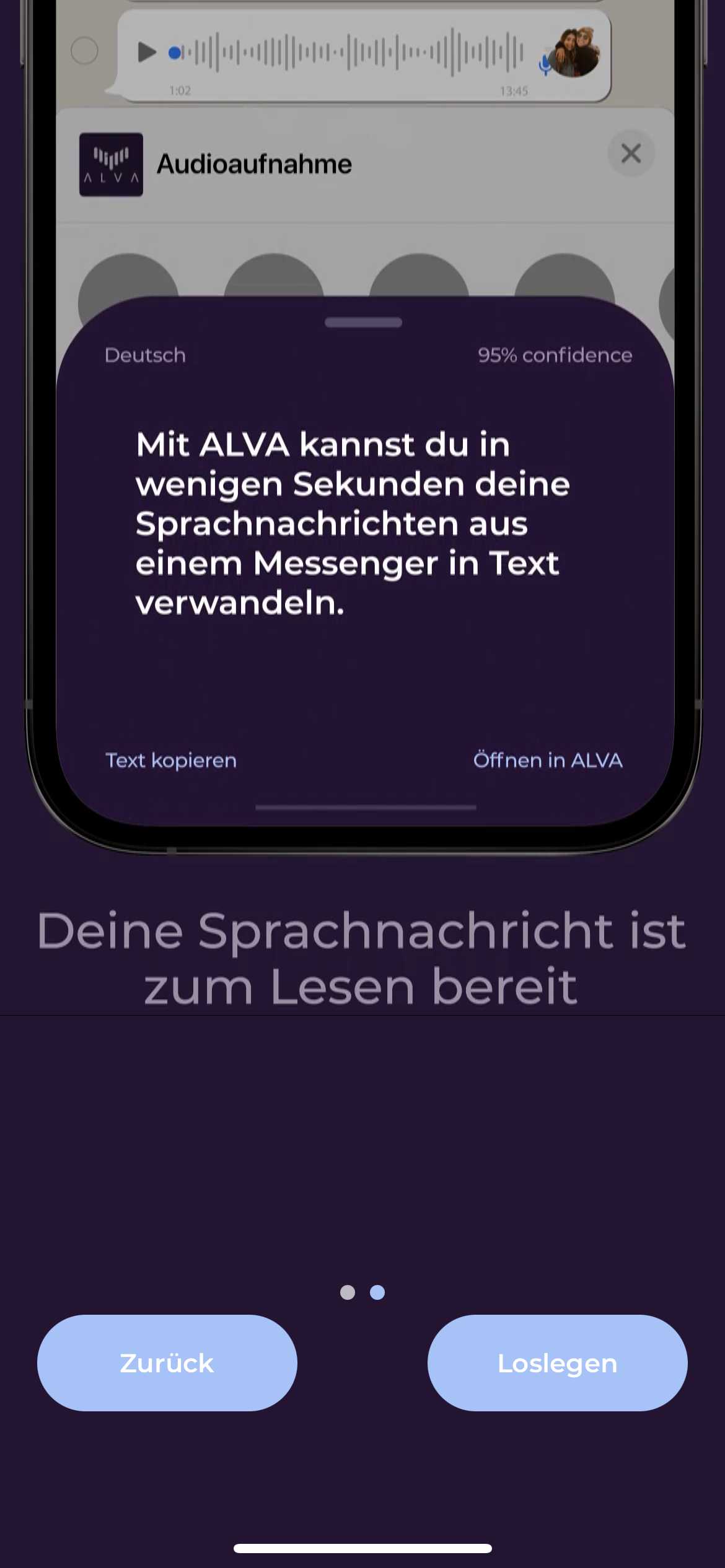 Alva-App im Test: Sprachnachrichten zu Text und Zusammenfassungen ...