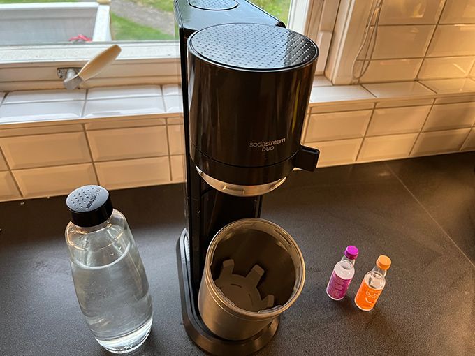 Sodastream Duo – snygg och smidig för glas och plast