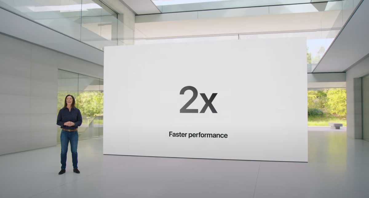 Apple WWDC 23 presentation claim