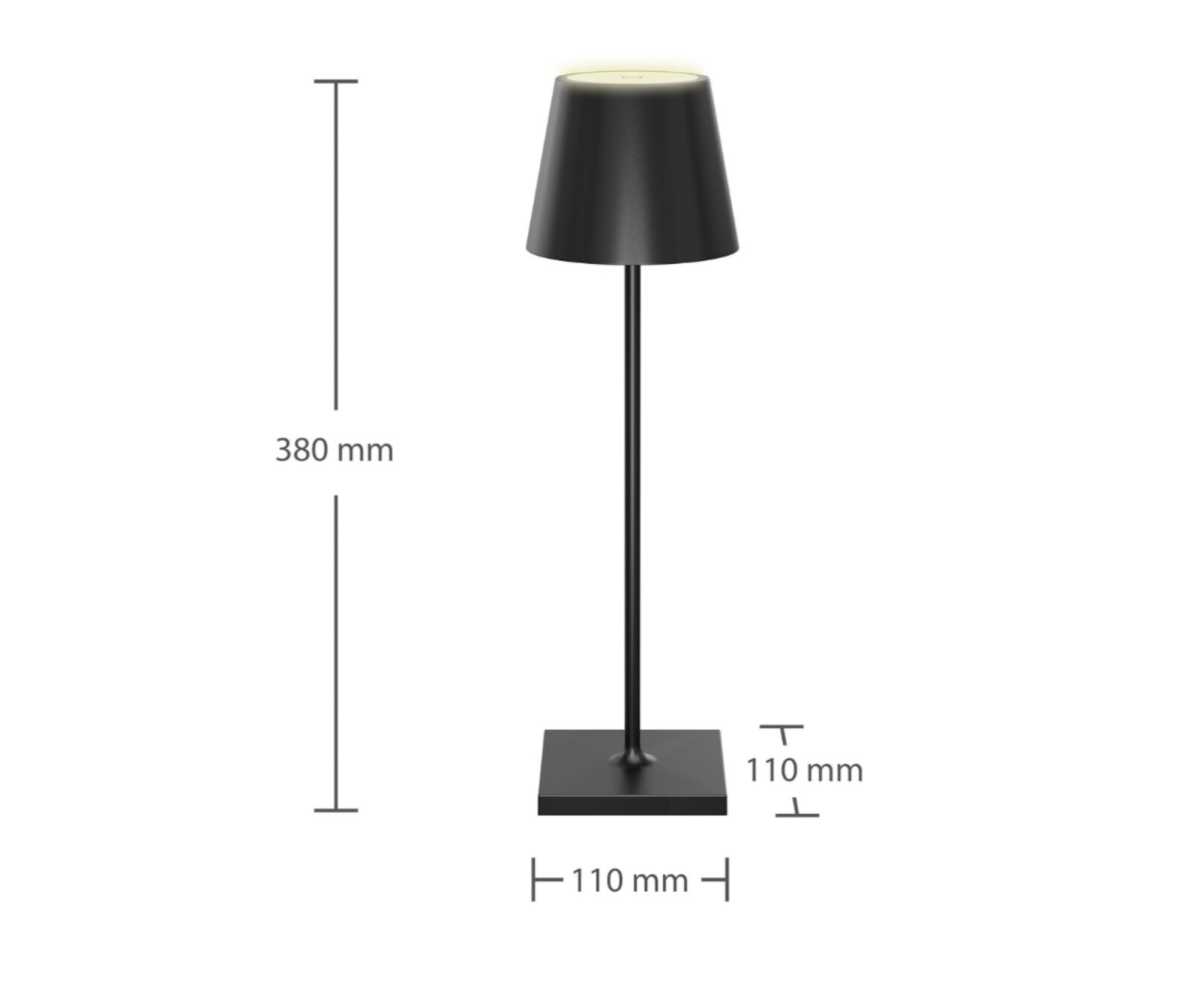 Smarte LED-Tischleuchte Nolia white+color, schwarz bei Aldi für 109 Euro kaufen