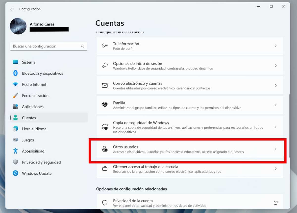 Cómo eliminar cuentas de usuario en Windows 11 6