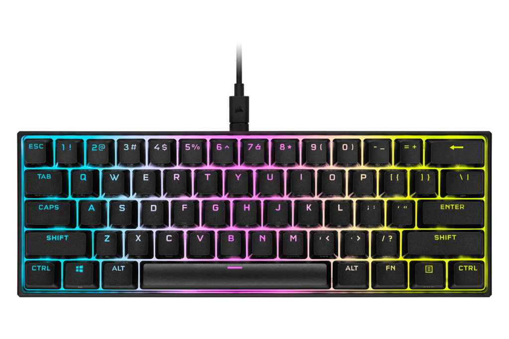 Image: Corsair K65 RGB Mini im Test: Kompakte Gaming-Tastatur mit prÃ¤zisen Schaltern