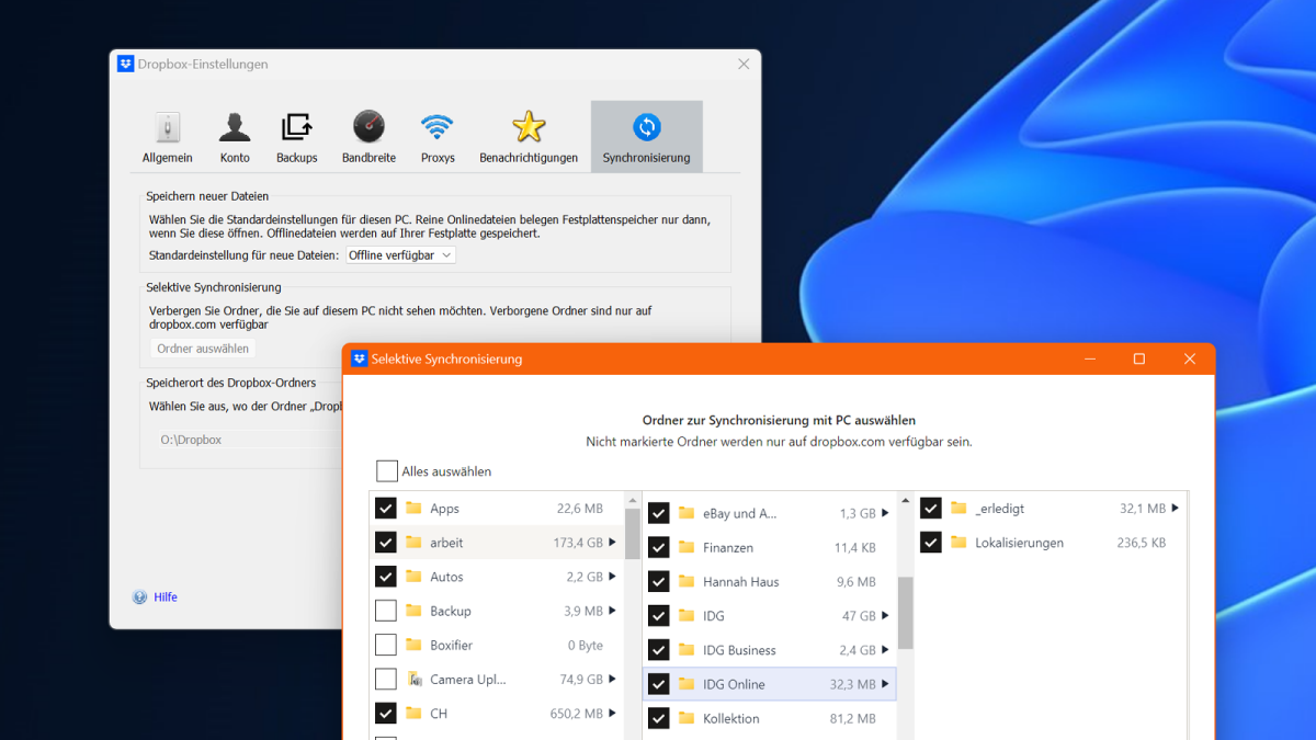 Dropbox - Sync