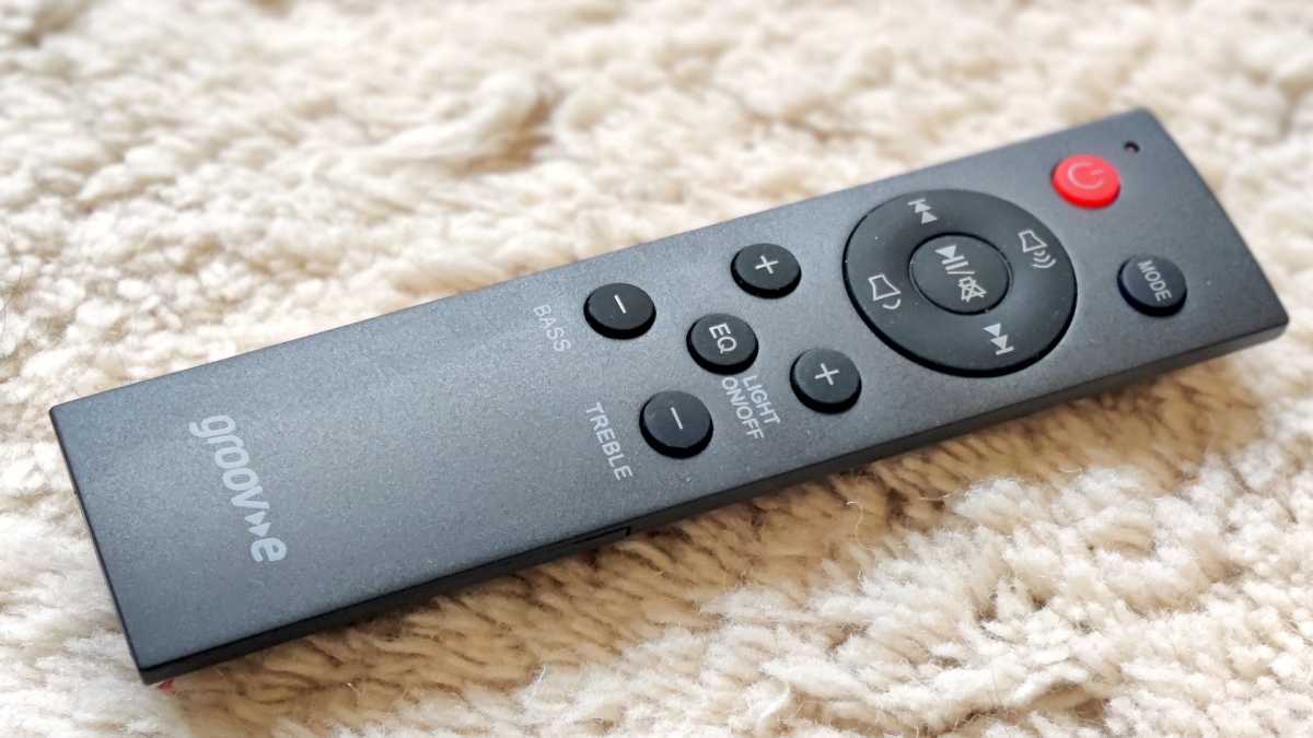 Groov-e Soundbar 75 remote control