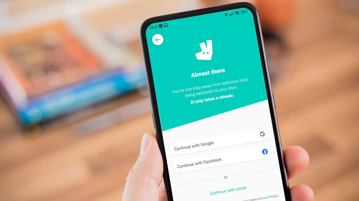 Creating a Deliveroo account