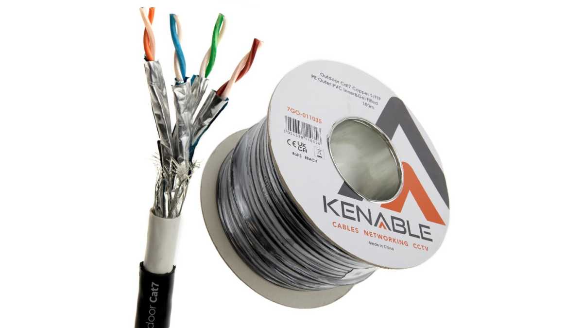 Outdoor Cat7 Ethernet cable