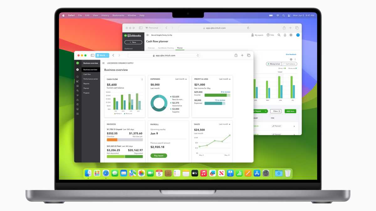 New profiles on Sarafi in macOS Sonoma