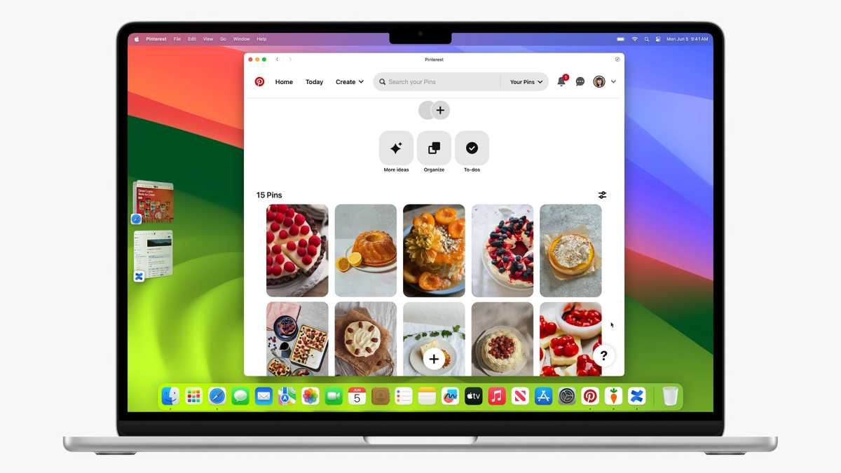 webové aplikace na macOS Sonoma