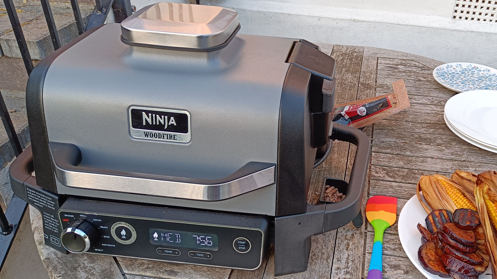  Ninja Woodfire Electric BBQ Grill & Smoker - Best for outdoor grilling