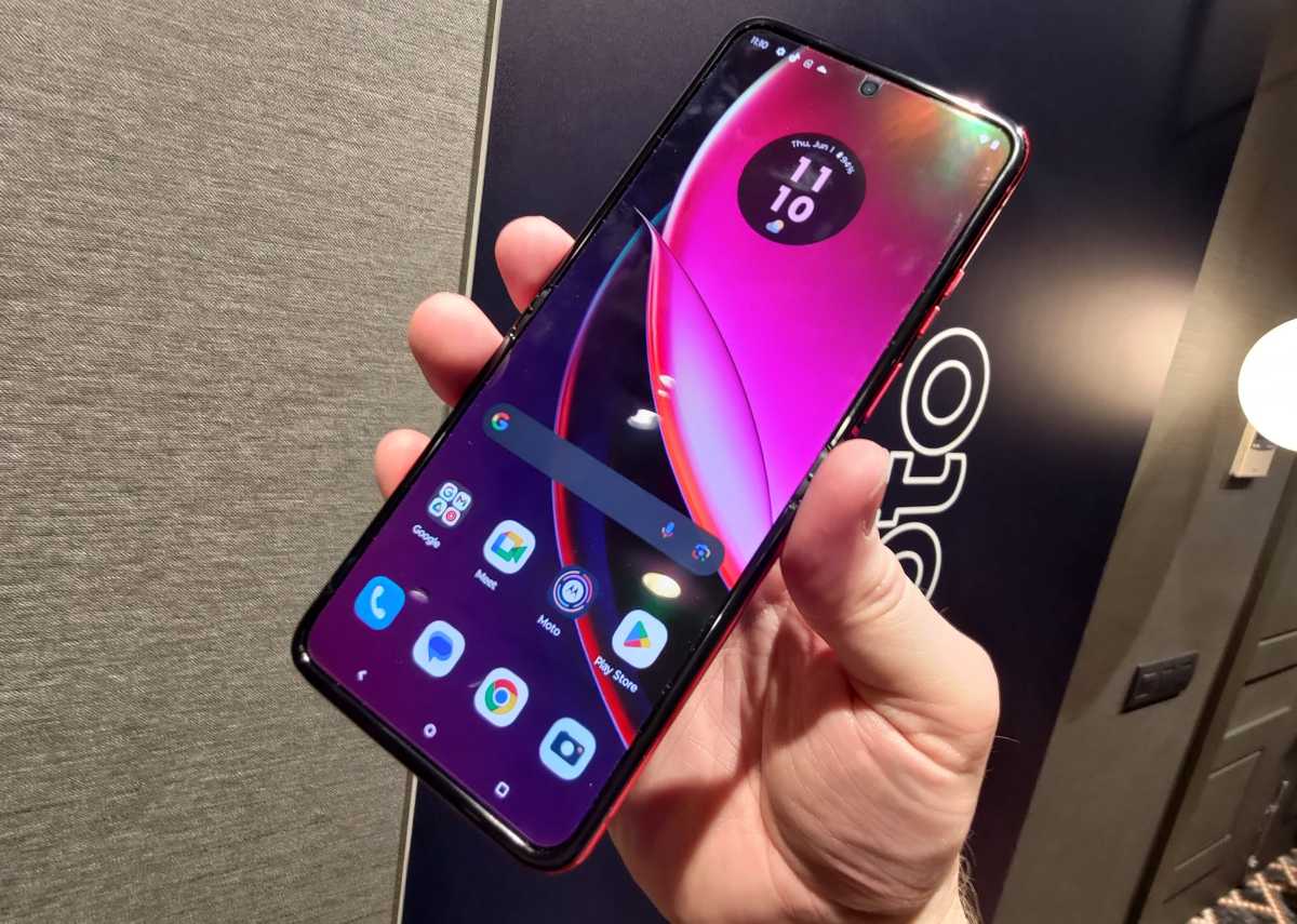 Motorola Razr 40 Ultra fullt öppnad