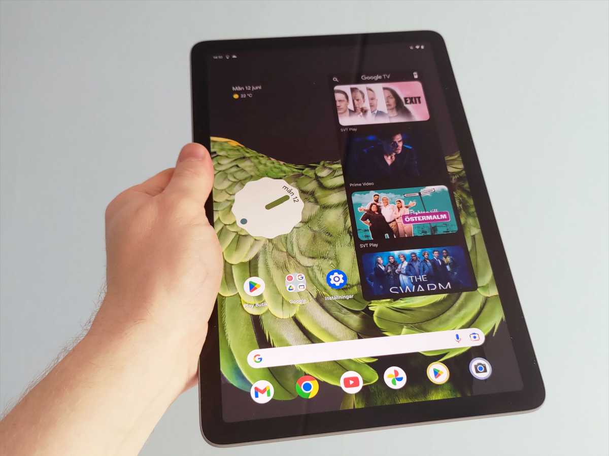 Google Pixel Tablet skärm
