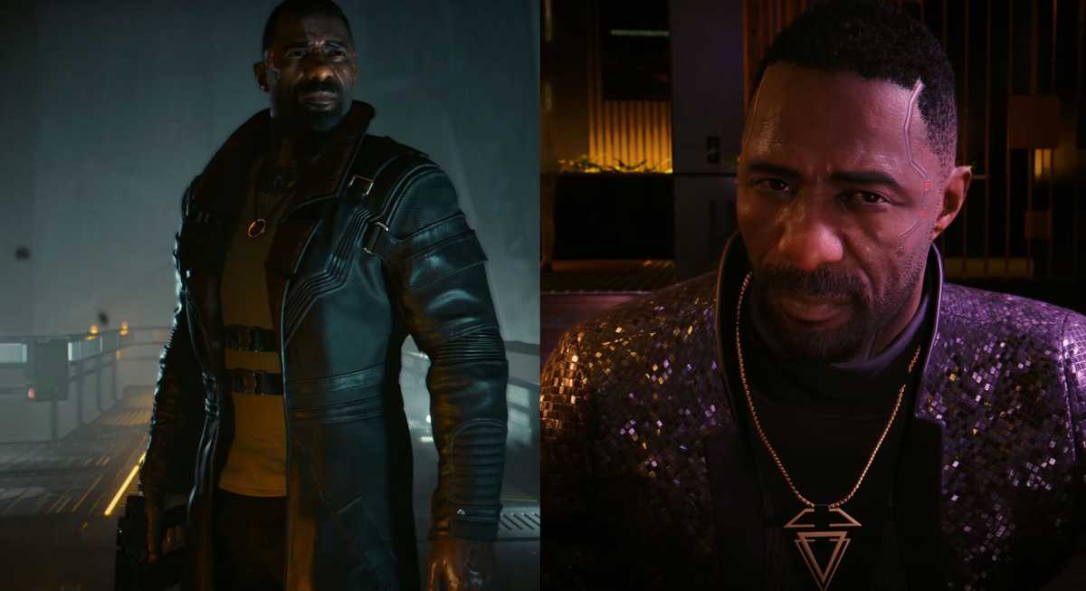 Idris Elba ist eine interessante Besatzung, weil er viele Rollen spielen kann: Der harte Haudegen, der einsame Wolf in Luther. Aber auch den Charme eines James Bond versprühen kann, was wir hier in dieser Szene sehen. Mit ihm kann CD Projekt viel variieren. 