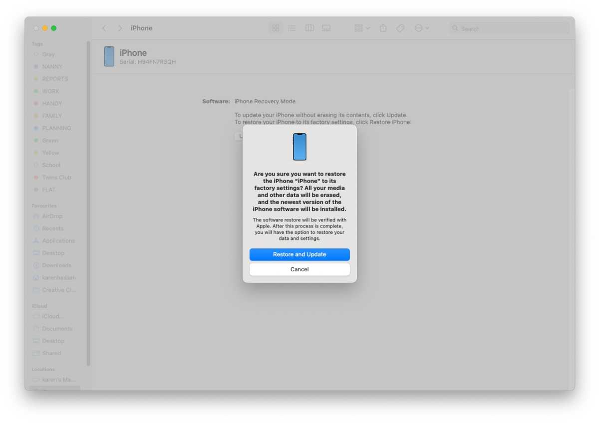 How to put an iPhone into recovery mode and return to factory settings ...