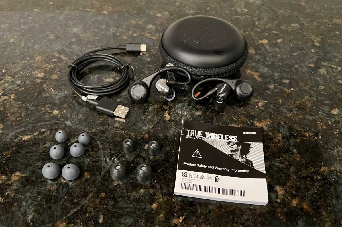 Shure Aonic 215 Gen 2 and accessories