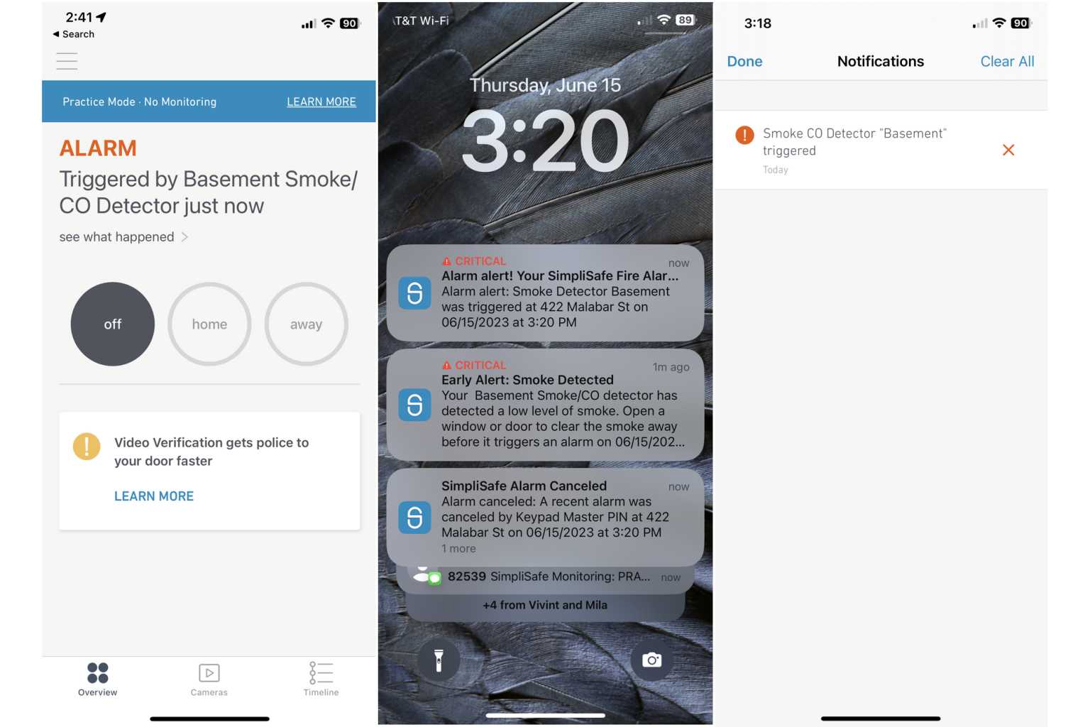 SimpliSafe Smoke & Carbon Monoxide Detector review Better at false